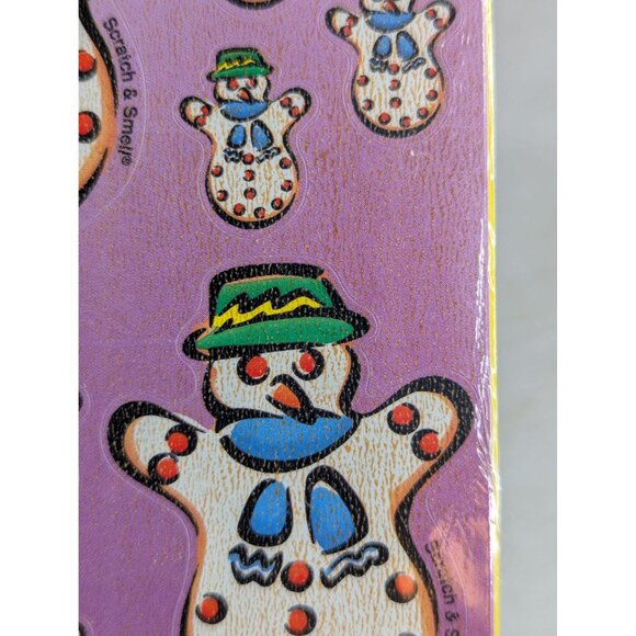 Mello Smello Cinnamon Scented Snowman Scratch & Sniff Stickers - Picture 4 of 5